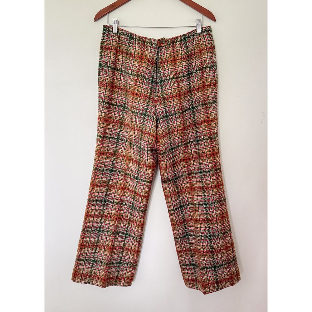 VTG Pendleton Virgin Wool Plaid 3 Piece Suit Blazer Skirt Trousers Old Money 18 - Picture 13 of 16